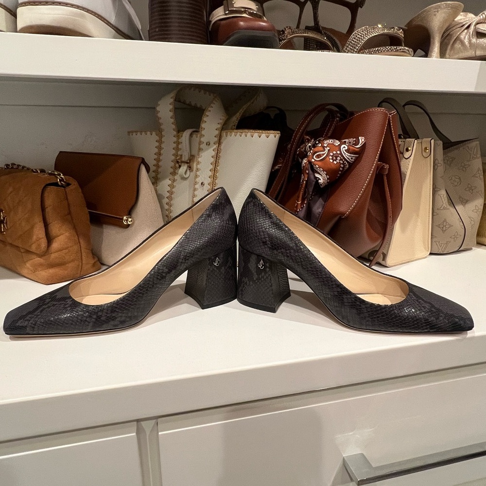 Jimmy Choo Block Heel Pumps
